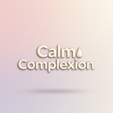 give me a 3d stlylish logo for this store as calm complexion 